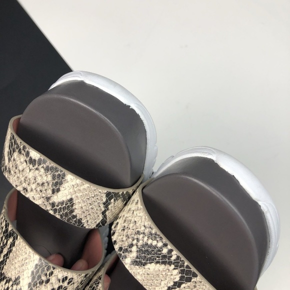 NEW Cole Haan Snake Platform Slide Sandals Roccia - Picture 7 of 8